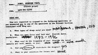 Illustration for article titled Steve Jobs’ Pentagon File: Blackmail Fears, Youthful Arrest and LSD Cubes